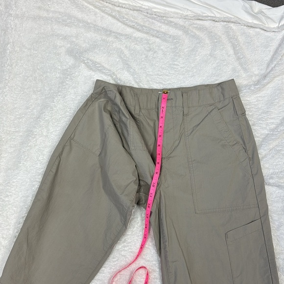 Agolde Tan Cropped Ankle wide leg pants - Picture 9 of 16